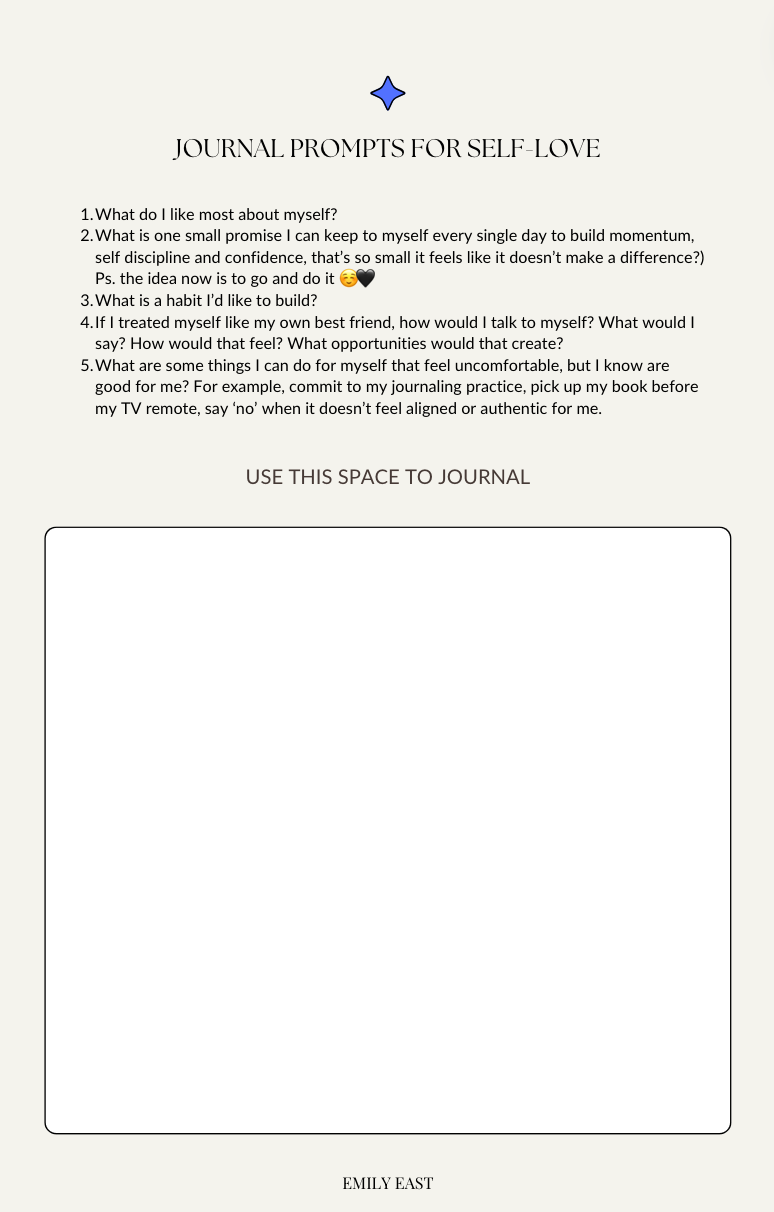 Journal Prompts eBook